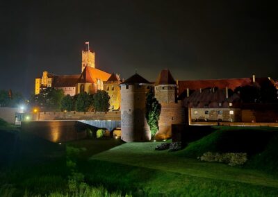 Zamek w Malborku Panorama od strony wschodniej Audioprzewodnik
